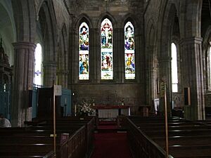 The interior of the Priory Church of St Mary and St Hardulph, Breedon on the Hill - geograph.org.uk - 930450