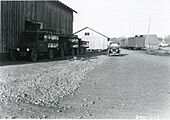 Trucks loaded with celery arriving at a loading station in preparation for being loaded into railroad cars, Lake Labish area near Brooks, Oregon (6355370641)