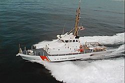 USCG WPB 87301 Barracuda - at speed
