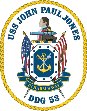 USS John Paul Jones DDG-53 Crest