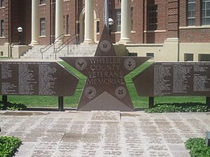 Wheeler County, TX, Veterans Memorial IMG 6129