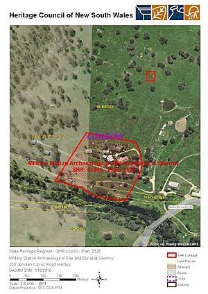 1840 - Military Station Archaeological Site and Burial at Glenroy - SHR Plan 2326 (5052015b100)