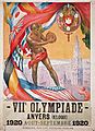 1920 olympics poster