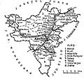 1938 map of interwar county Alba