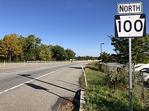 2022-10-10 09 41 03 View north along Pennsylvania State Route 100 (Pottstown Pike) just north of Pennsylvania State Route 663 (King Street) in Pottstown, Montgomery County, Pennsylvania