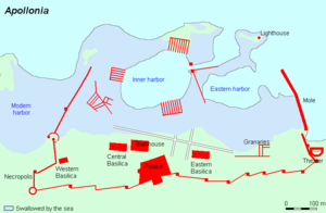 365 Crete Earthquake, Apollonia, Map (Jona)