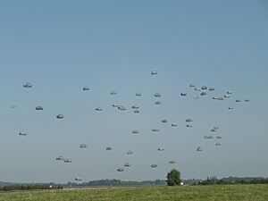 82nd airborne at market garden memorial, Groesbeek, Netherlands, 18 sep 2014