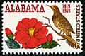 Alabama statehood 1969 U.S. stamp.1