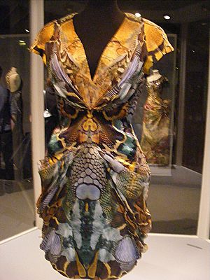 Alexander McQueen last show dress V&A museum
