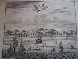 Amboina. 17th century print, most likely English.