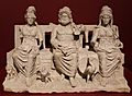 Arte romana, triade capitolina, 160-180 dc (guidonia montecelio, museo civico archeologico) 01