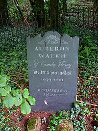 Auberon Waugh's grave, Combe Florey - geograph.org.uk - 1065906