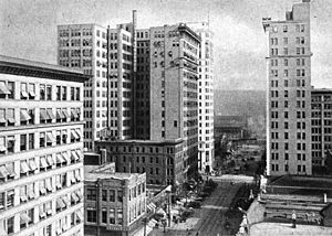 Birmingham Alabama skyline 1915