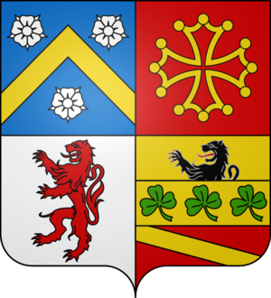Blason ville fr Sallèles-d'Aude (Aude)