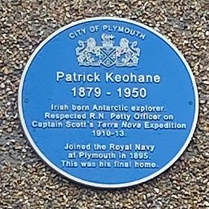 Blue Plaque Patrick Keohane