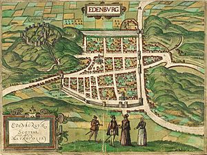 Braun & Hogenberg, Edenburgum, Scotiae Metropolis c.1581