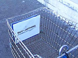 Buy Nothing Day trolley (cropped)