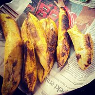 Charcoal Roasted Ripe Plantain