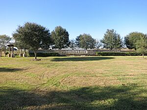 Entrance to Chenango Ranch subdivision