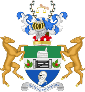 Coat of Arms of William Cullen, Baron Cullen of Whitekirk.svg