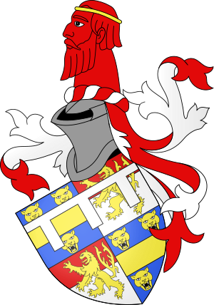 Coat of arms of John de la Pole Earl of Lincoln.svg
