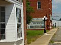 Corner of Main and Washington in Krebs, OK