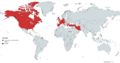 Countries where ASALA made attacks