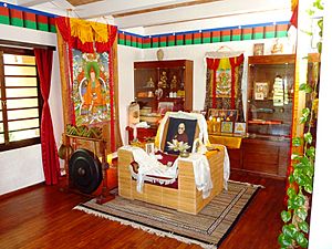 Dalai Lama seat, Tibetan Centre in Auroville