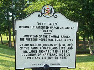 Deep Falls Marker Jul 09