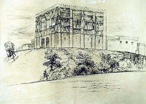 E.T. Daniell - Norwich Castle - before the restoration of 1834