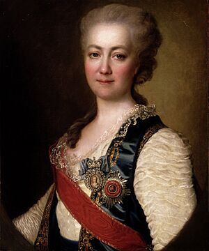 E. Vorontsova-Dashkova by Dm. Levitsky (1784, Hillwood)