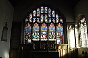 East window in the Church of St Anne, Catterick