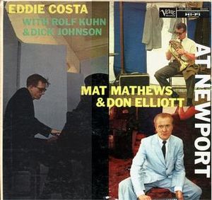 Eddie Costa, Mat Mathews & Don Elliott at Newport.jpg