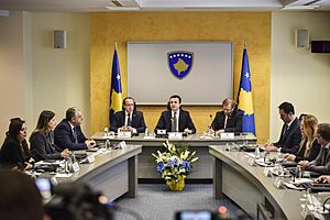 First meeting of the Government of the Republic of Kosovo 3