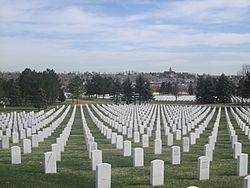 Fort Logan National Cemetery, Denver, CO, graves IMG 5959.JPG