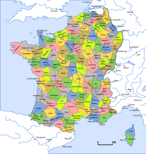 France Departement 1801