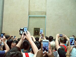 Gioconda Louvre photographers