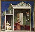 Giotto di Bondone - No. 3 Scenes from the Life of Joachim - 3. Annunciation to St Anne - WGA09171