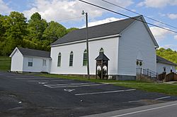 The community's Baptist church
