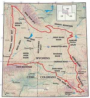Greater Green River Basin Map
