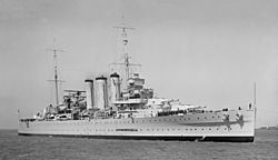 HMAS Australia Oct 1937 SLV straightened