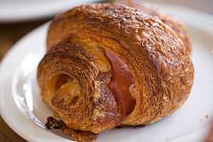 Ham and cheese croissant 1119159785