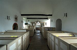 Interior of All Saints Church - Chalbury - geograph.org.uk - 924265
