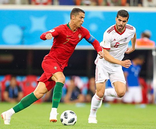 Iran and Portugal match at the FIFA World Cup 2018 3