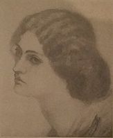 Jane Burden at 18 by William Morris