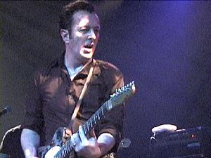 Joe Strummer performing at St Ann's Warehouse, Brooklyn - NYC Apr 5 2002
