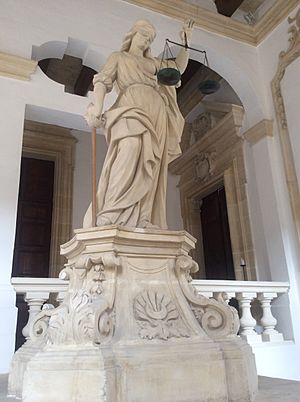 Lady Justice at Castallania, Malta