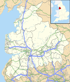 Burscough is located in Lancashire