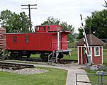 Linden Depot Museum. Monon Caboose C-282