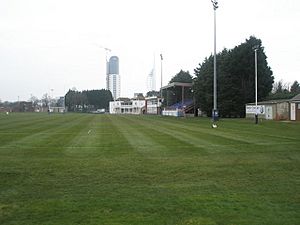 Main stand at US Portsmouth Sports Ground. - geograph.org.uk - 698709.jpg